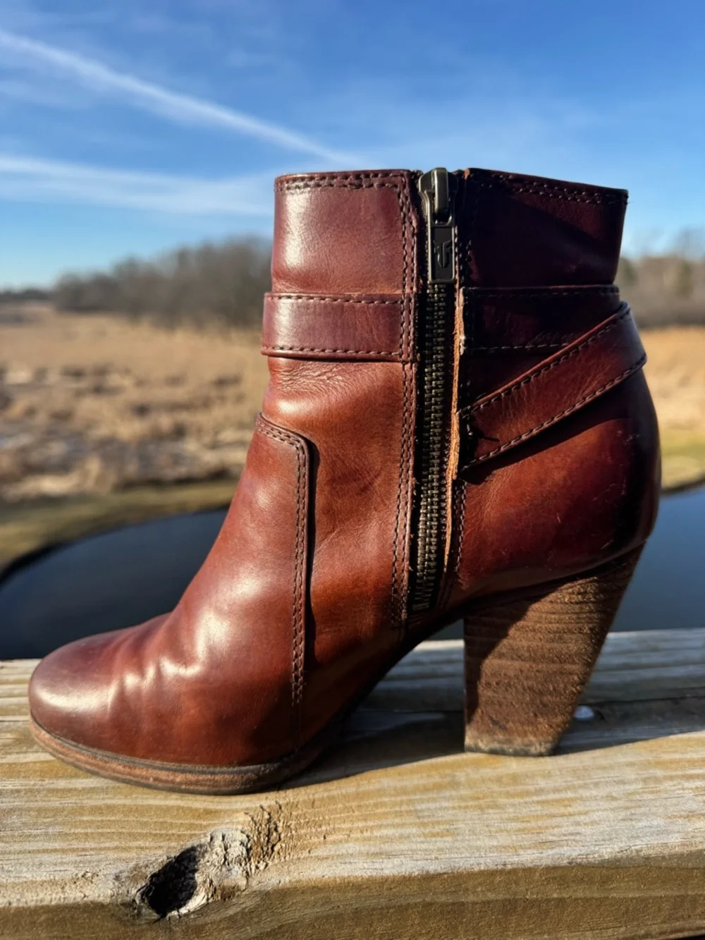 Frye Patty Riding Bootie - Picture 2 of 12